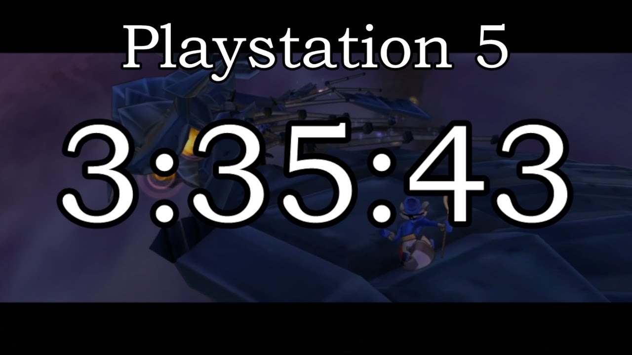 Sly 2 Any% Speedrun on PS5 in 3:35:43
