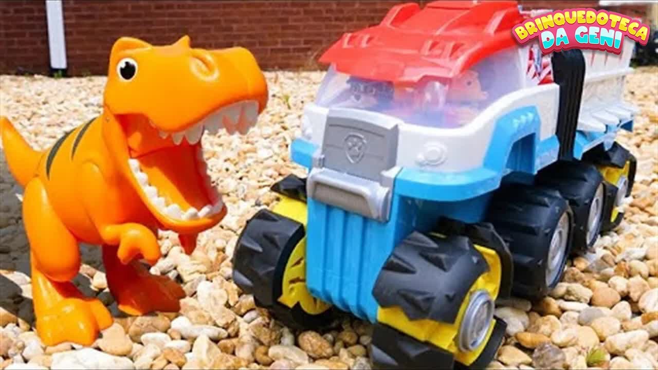 Vídeo Educativo da Patrulha Canina para Crianças — Aprenda os Nomes dos Dinossauros e Conheça o Rex!