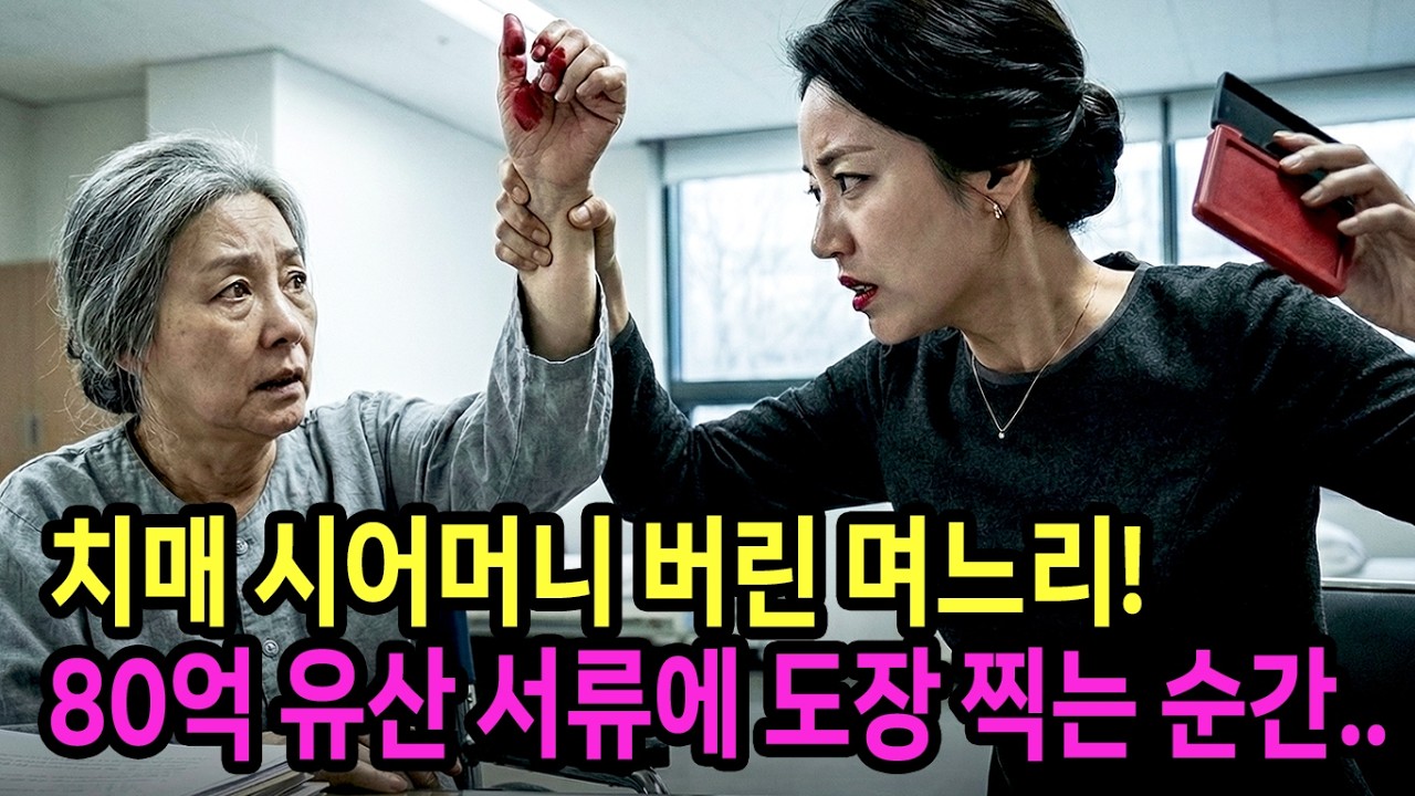 잠깐만요! 그 도장 찍지 마세요! 치매라며 판사 시어머니를 요양원에 버린 며느리, 80억 서류에 도장이 찍히려던 순간..