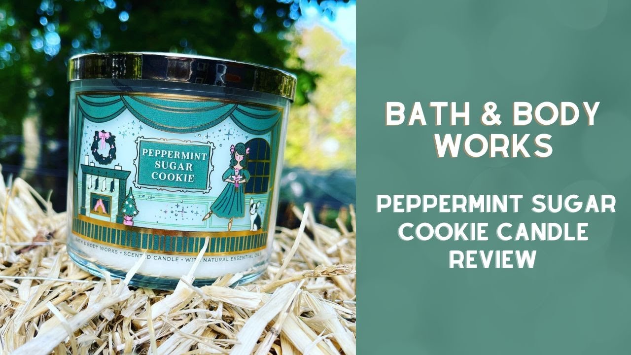 Bath & Body Works Peppermint Sugar Cookie Candle Review