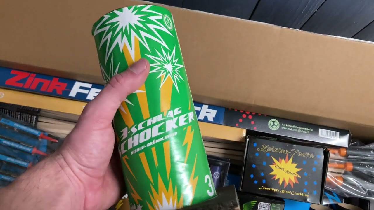600€ Röder Feuerwerk Premium Unboxing 2022 Silvester Funke, Argento, Zink