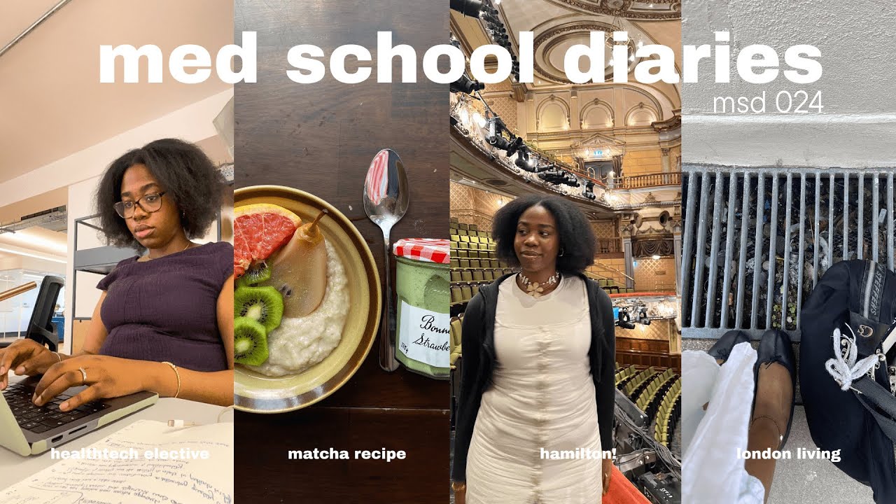 Life Of A Final Year Med Student| Med School Diaries 24| HealthTech Elective|Matcha Recipes 🍵💻👩🏾‍⚕️