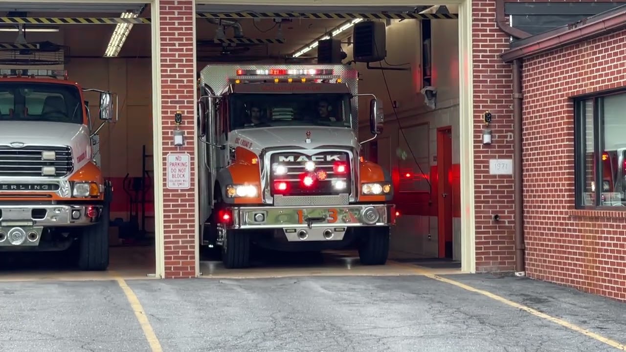 Maugansville Fire Company, Washington Co, Maryland.  Rescue Squad 13 Responding.