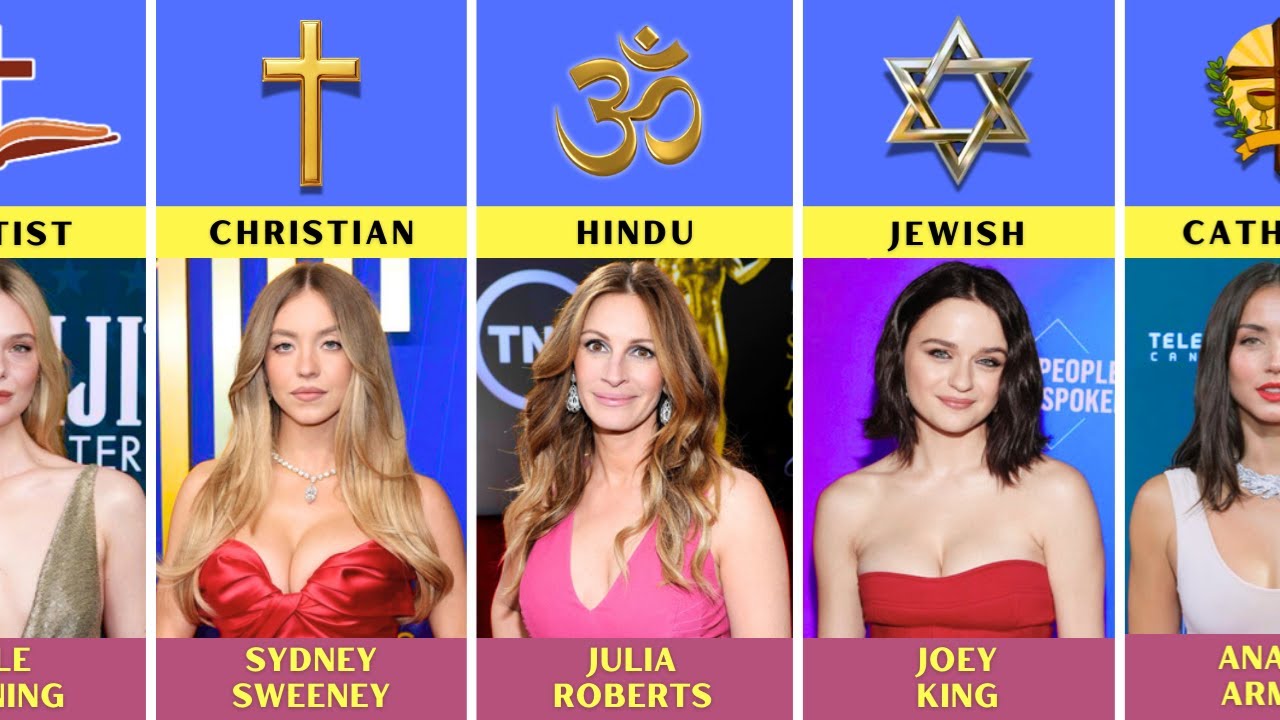 Hollywood Actresses and Their Religions | Surprising Faiths You Never Knew
