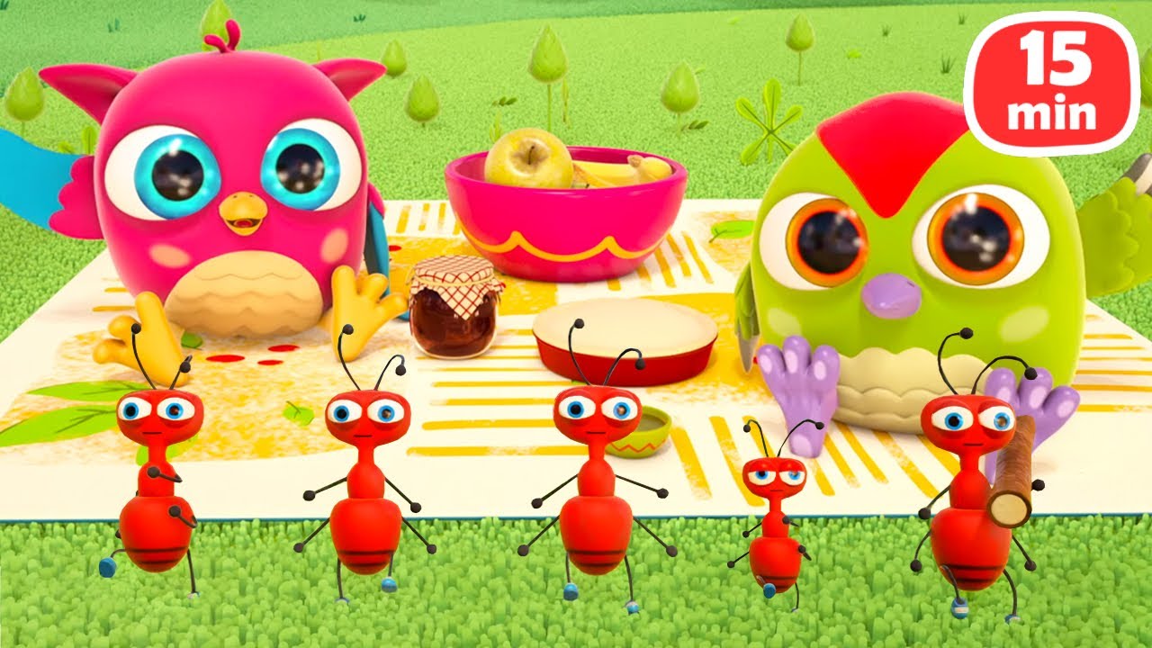 The Ants Go Marching song for kids. Sing with Hop Hop! Kids' songs & nursery rhymes.