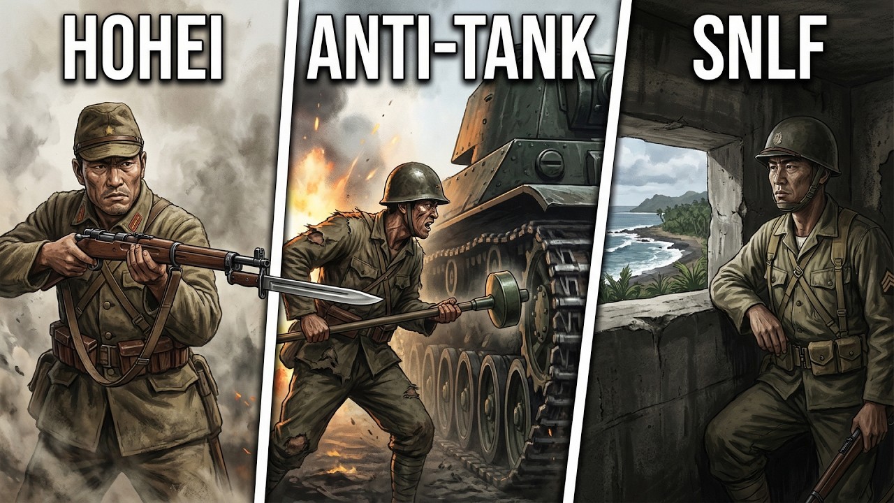 All Types of Japanese Infantry in World War II Explained