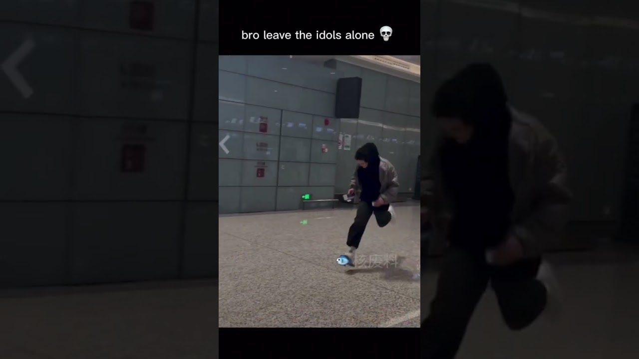 He is running for his life 😭 #kpop  #idols #shorts