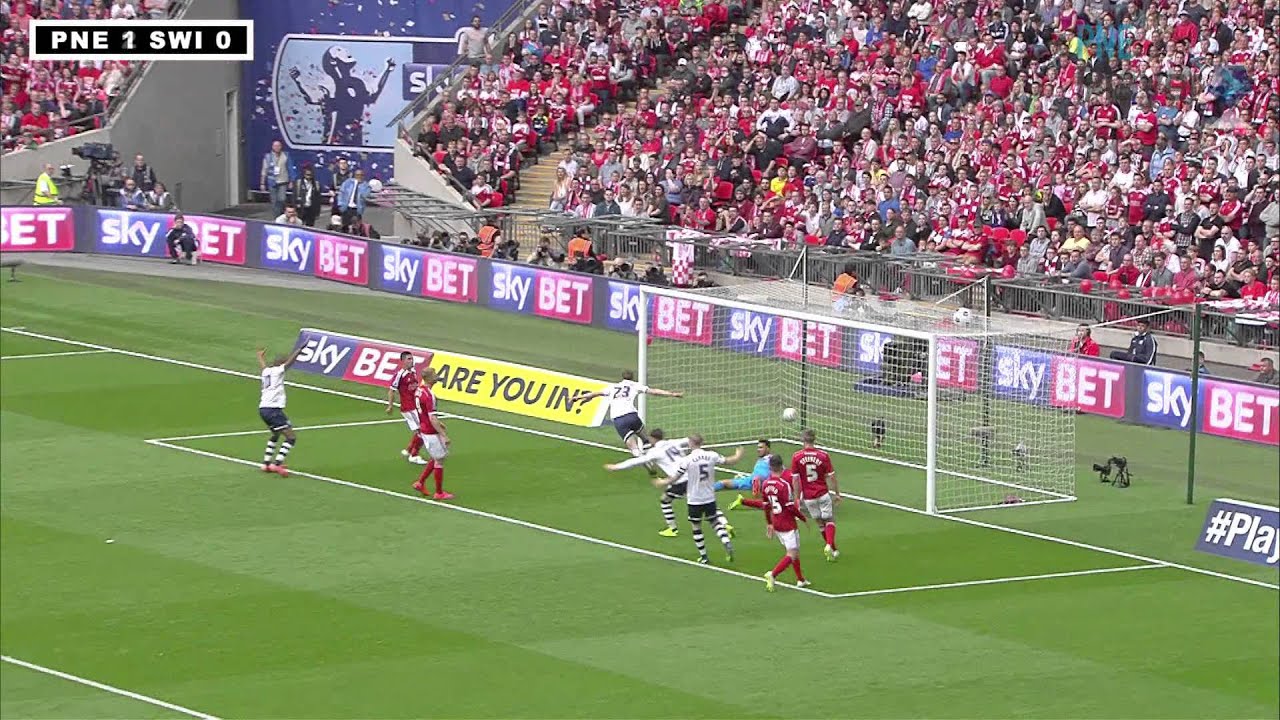 Preston North End 4 Swindon Town 0, Sunday 24th May 2015, Sky Bet League One Play-Off Final