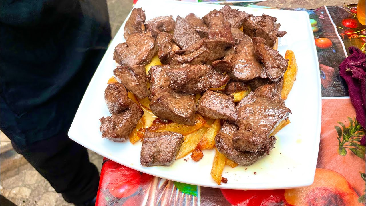 Как правильно Жарить Печень без лука в Казане,Чтобы Вкусно,Просто и Быстро.Узбекистан.