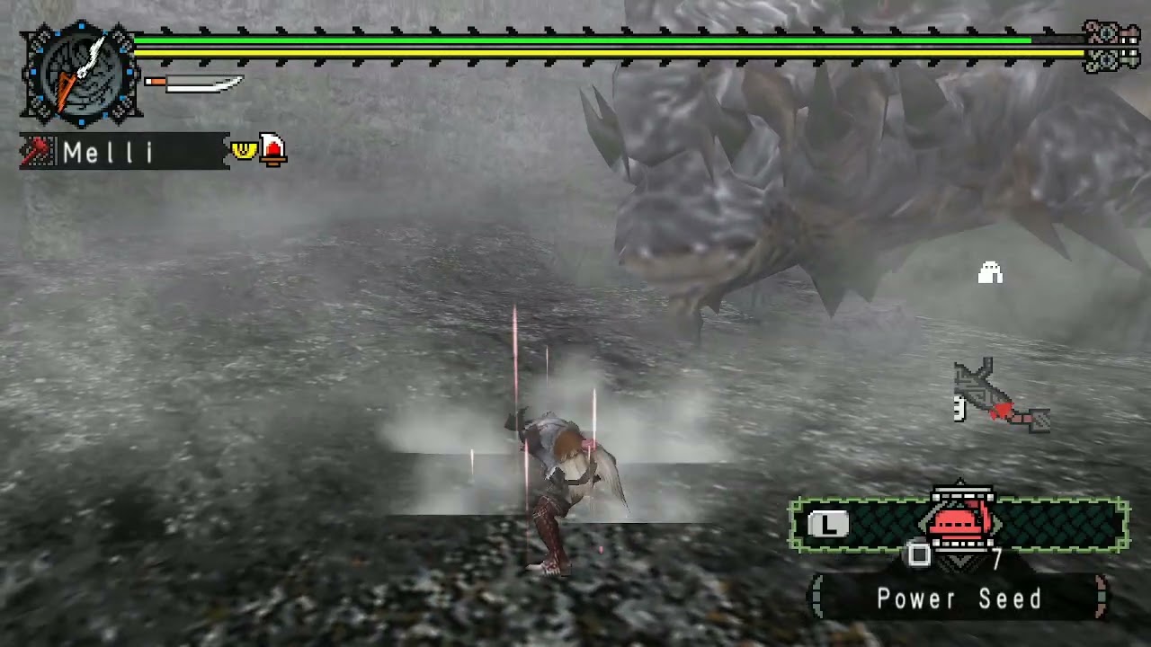 Monster Hunter Freedom - Urgent: A Giant Dragon Invades! (Solo Hammer, Slain)