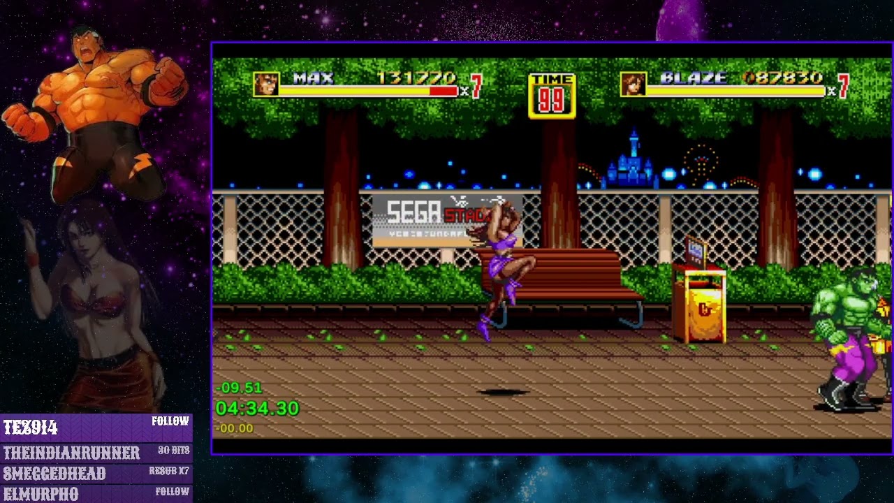 SoR2 New Era v2.4 Very Easy Max / Blaze World Record 12:46.11