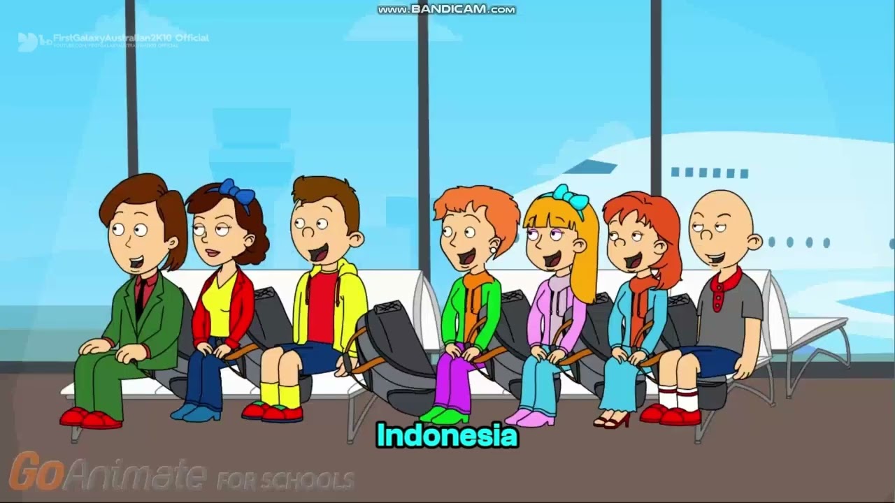 Classic Caillou Misbehaves Indonesia/Grounded (Part 4/7) (S2 EP12)