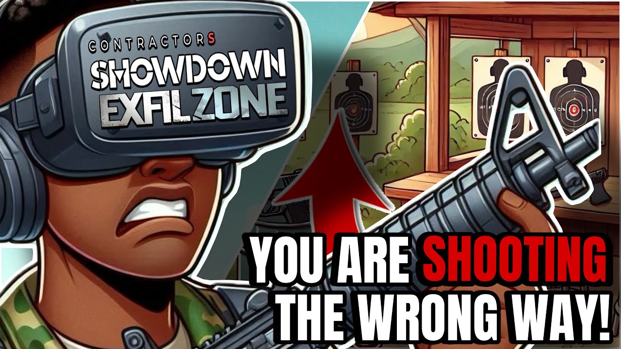 Как стрелять ЛУЧШЕ! БОЛЬШЕ ПУЛЕМ! Ложе или свободная рука? — Contractors Showdown Exfil Zone