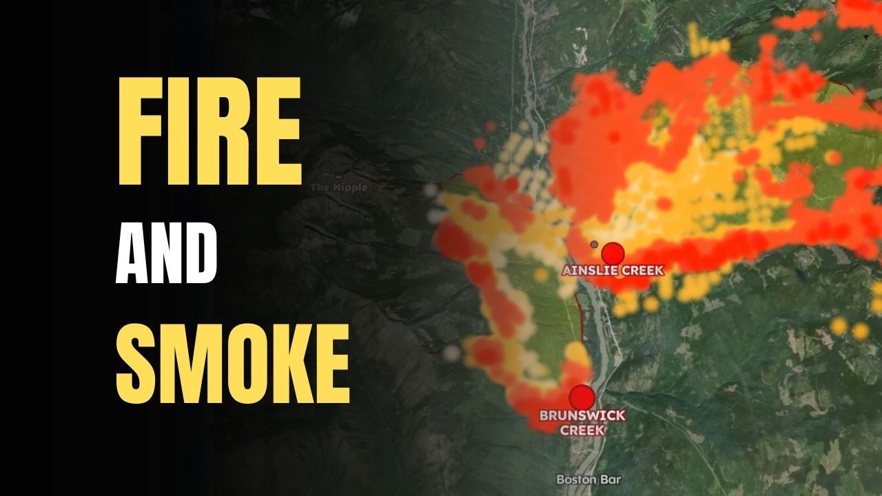 British Columbia wildfire update - Fire and smoke causing problems
