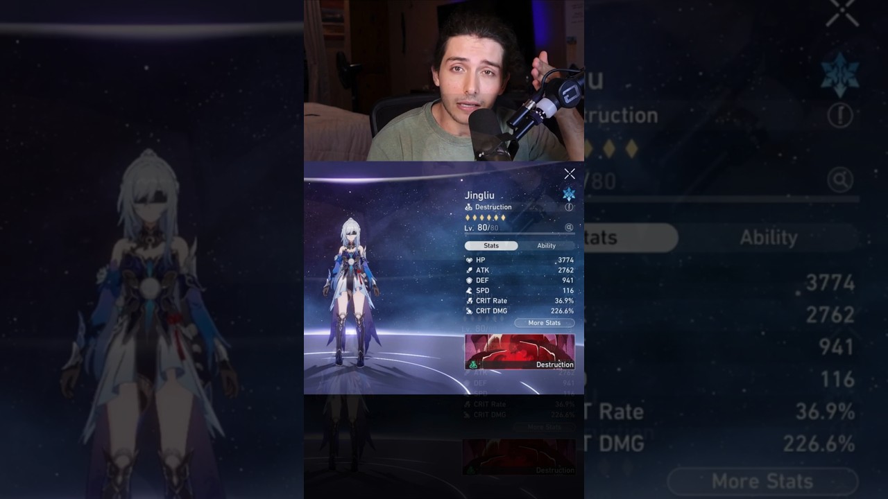 Why F2P lightcones are BEST #honkaistarrail #jingliu  #genshin