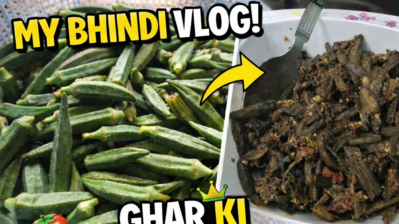 “Bhindi day in my kitchen 🌿 | Ghar ka swaad”#bhindi#ladyfingerrecipe#bhindivlog#cookingvlog