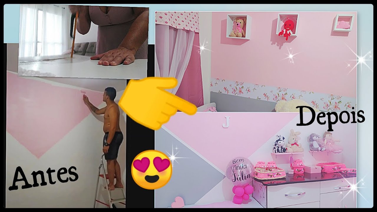 TOUR QUARTO BABY JULIA + Pintando e Decorando