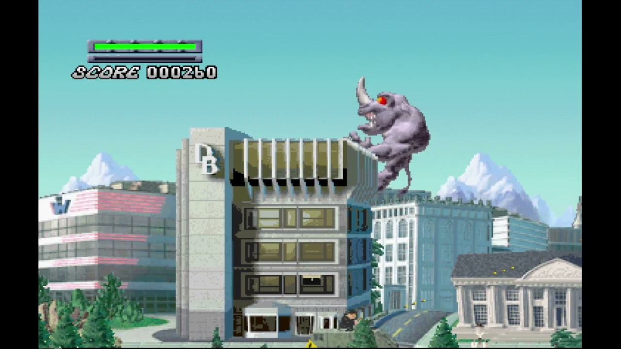 Play Station 1 Demo - Rampage 2 Universal Tour