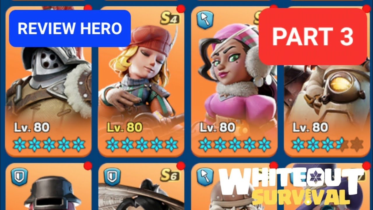 REVIEW HERO PART 3 (WHITEOUT SURVIVAL) INDONESIA
