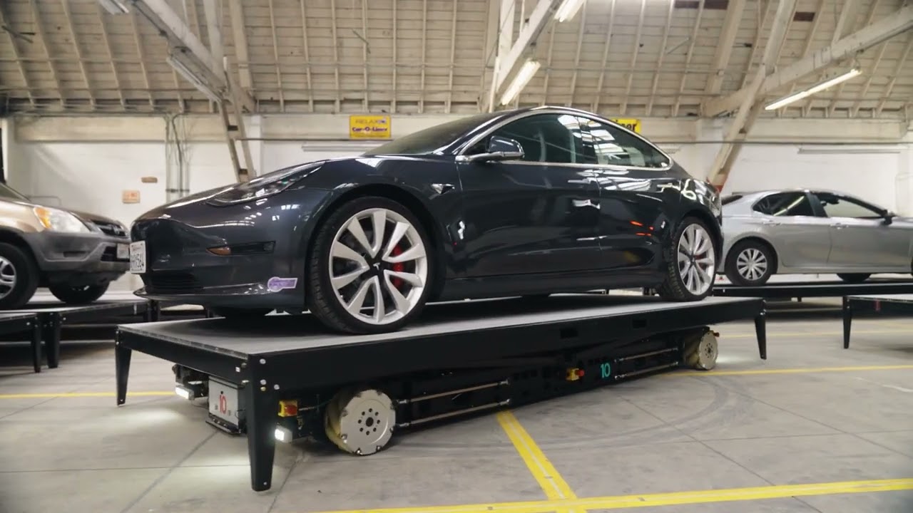 The Automated Parking Company AGV Robotic Valet Garage Powered by Volley