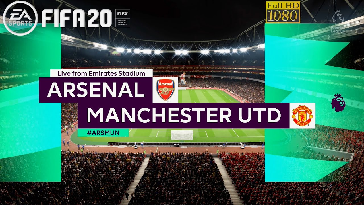 Arsenal vs Manchester Utd | Emirates Stadium | EPL | FIFA 20 | PC Gameplay