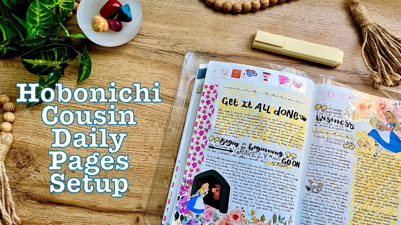 Hobonichi Cousin Daily Pages Setup | Week 3