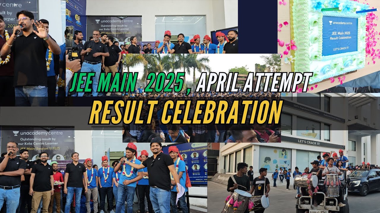 JEE Main 2025 | April Attempt | Result Celebration