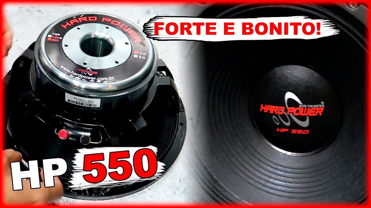 Woofer Hard Power 12 Polegadas HP 550 RMS - Review e Teste