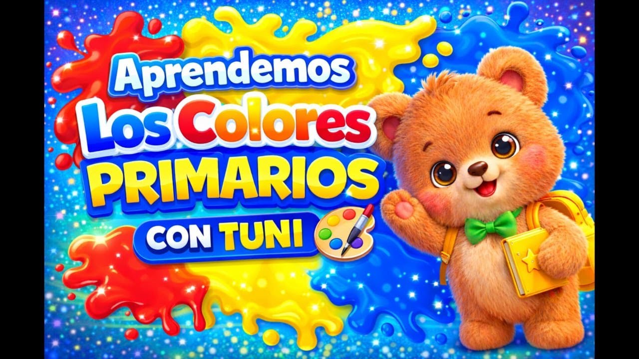 Aprende los colores primarios con Tuni