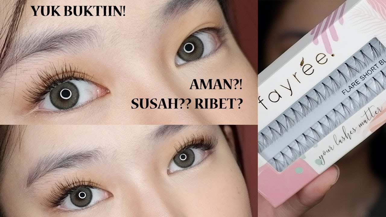 PASANG EYELASH EXTENSION SENDIRI DI RUMAH!!!