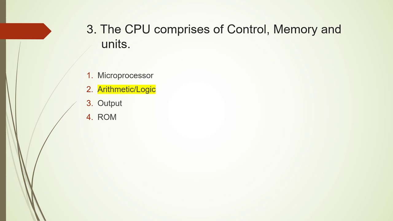 (3)Computer important MCQs