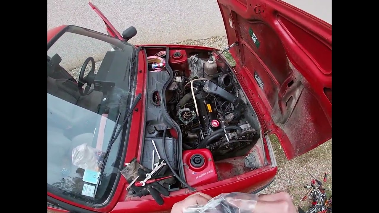 TUTO : Changer Câble d'accélérateur Voiture 90's Renault Super 5  : accelerator cable