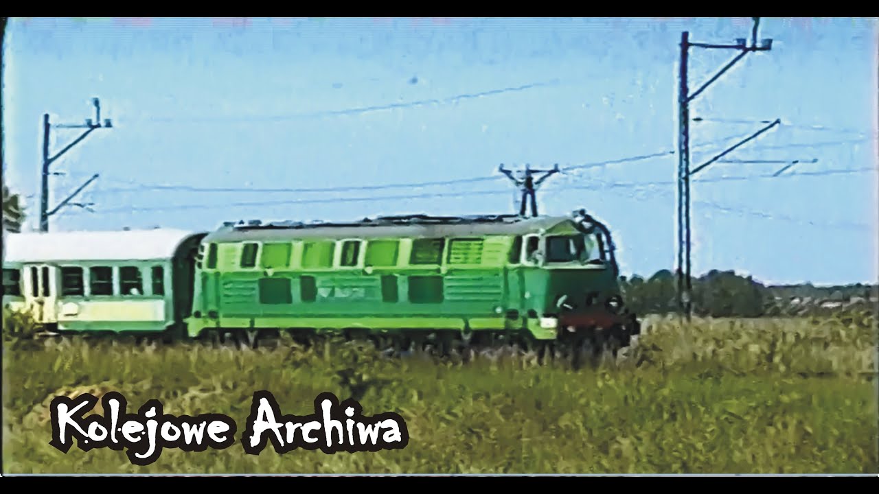 Słupsk Kobylnica pociągi  SU 45 i EU 07 rok 2005