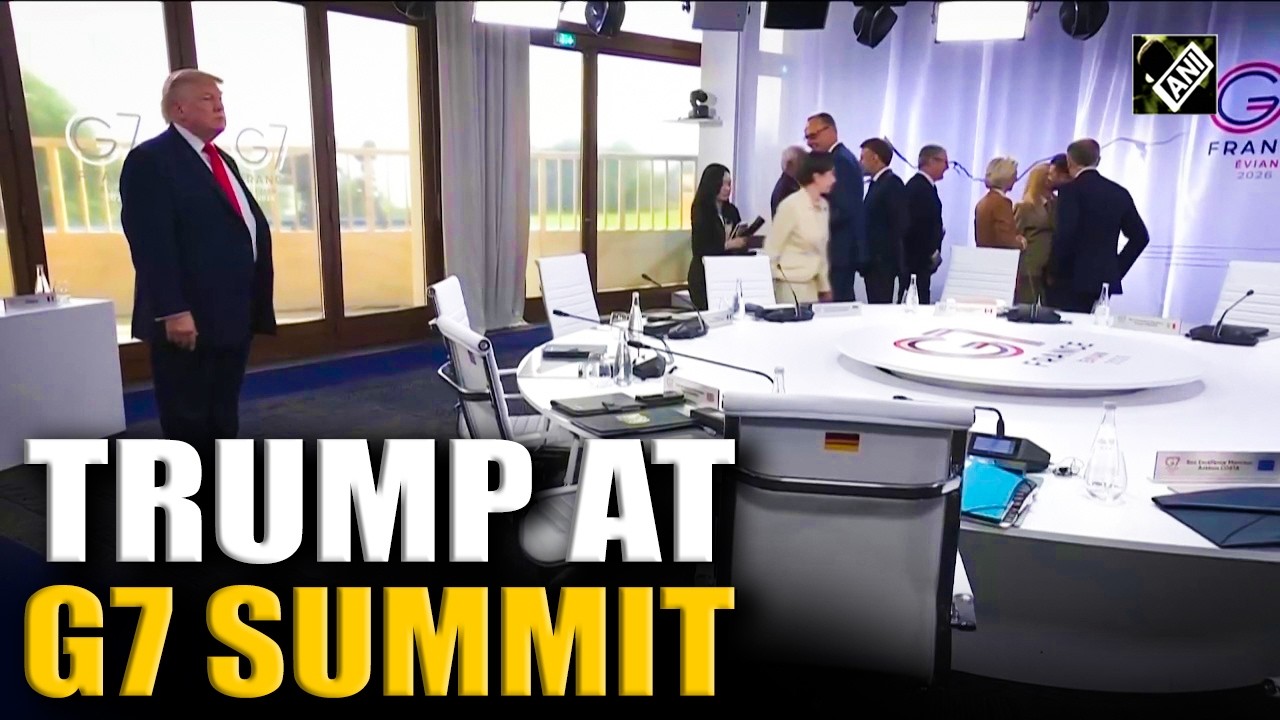 WATCH: U.S. President Donald Trump at G7 Summit in Evian-les-Bains, France