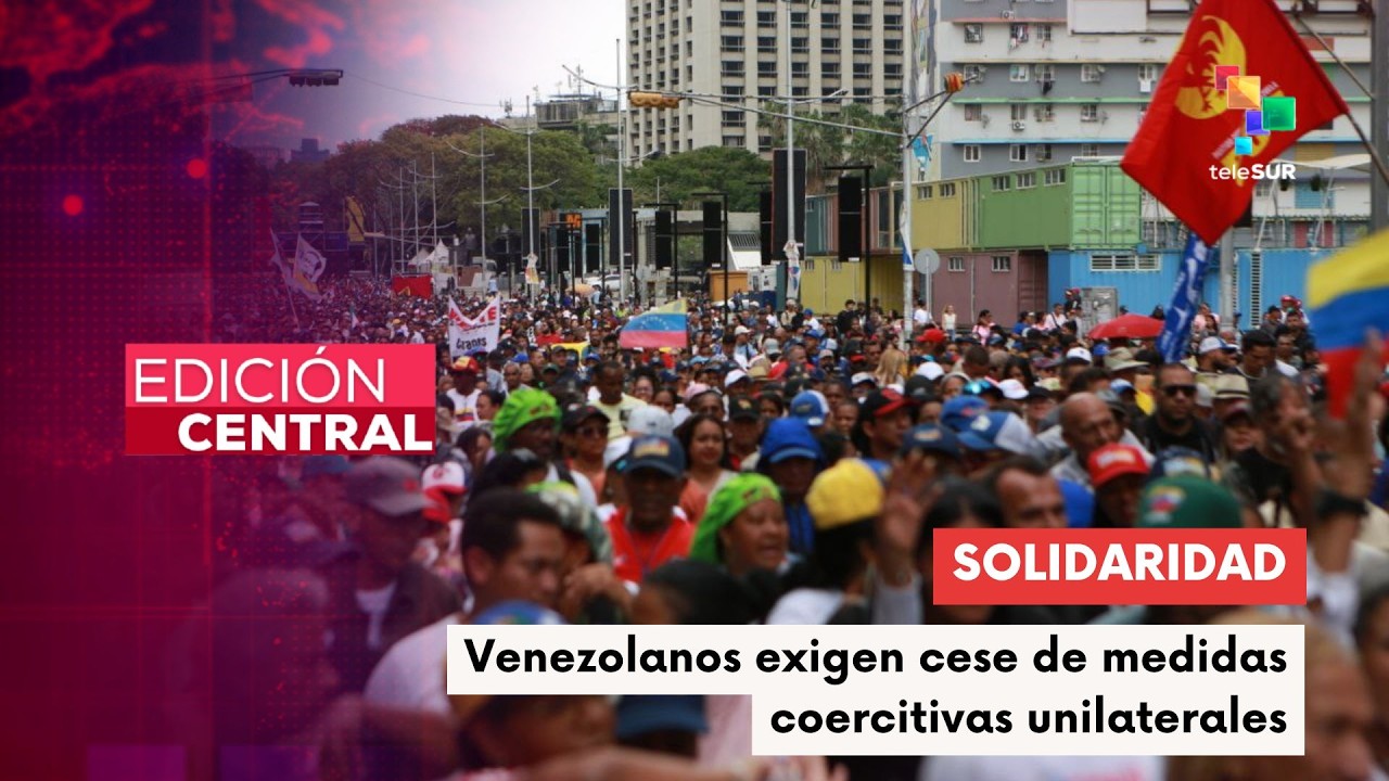 Pueblo venezolano marchó por la paz y la soberanía nacional