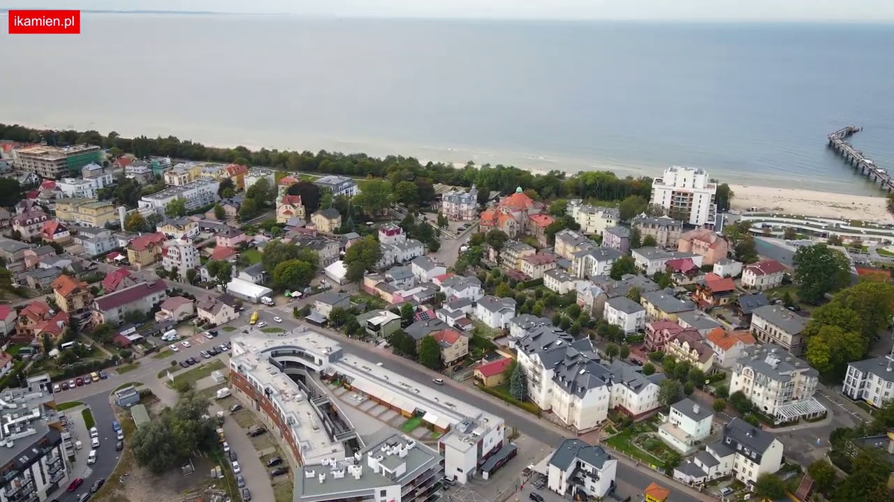 Międzyzdroje z lotu ptaka