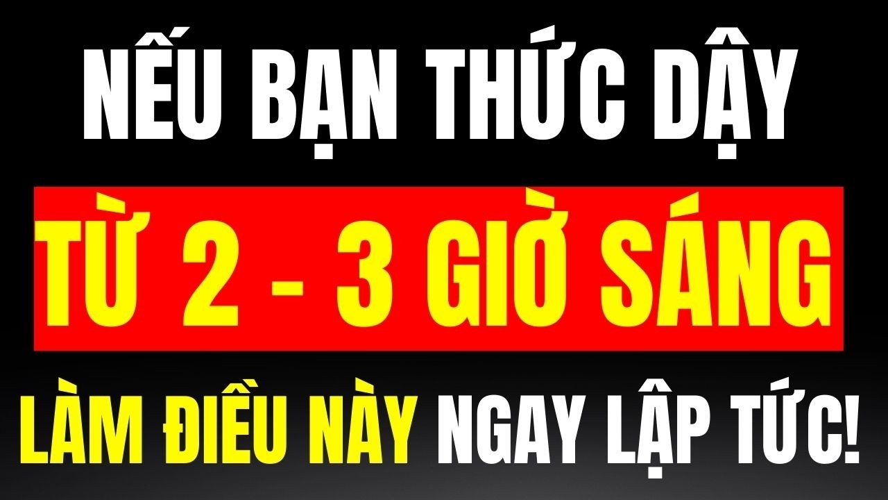 Người Gi&agrave;, Hay Tỉnh Giấc V&agrave;o 2 - 3 Giờ S&aacute;ng, H&atilde;y L&agrave;m Ngay Điều N&agrave;y, Bạn Sẽ Thấy Điều Kỳ Diệu Xảy Ra!