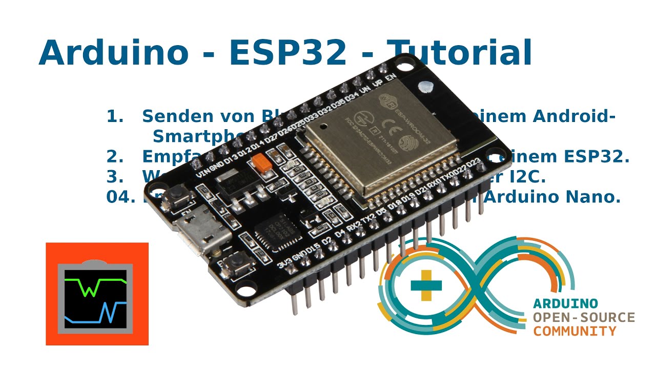 ESP32 als Bluetooth-Adapter für Arduino Nano - Arduino Tutorial #21