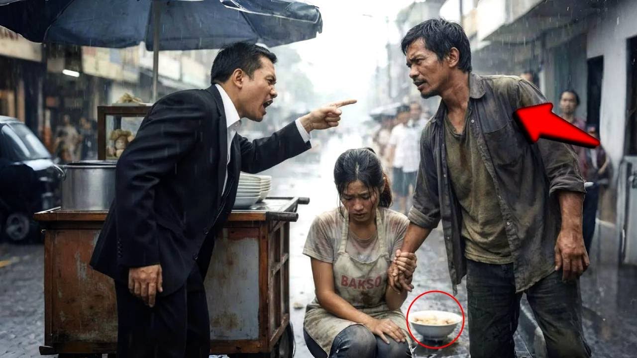 GADIS Bakso Ini Dipermalukan di Jalan! Saat Pria Pengemis Membela, Semua Orang Salah Menilainya..