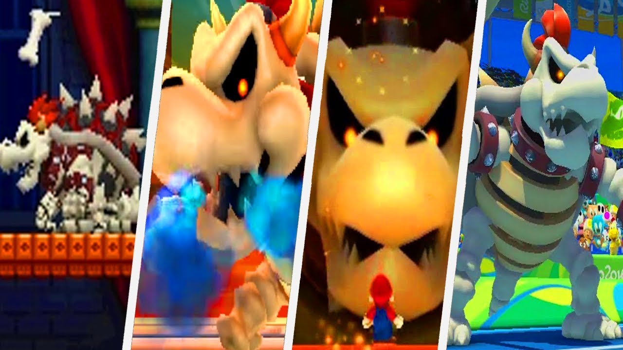 Evolution of Dry Bowser (2006 - 2017)