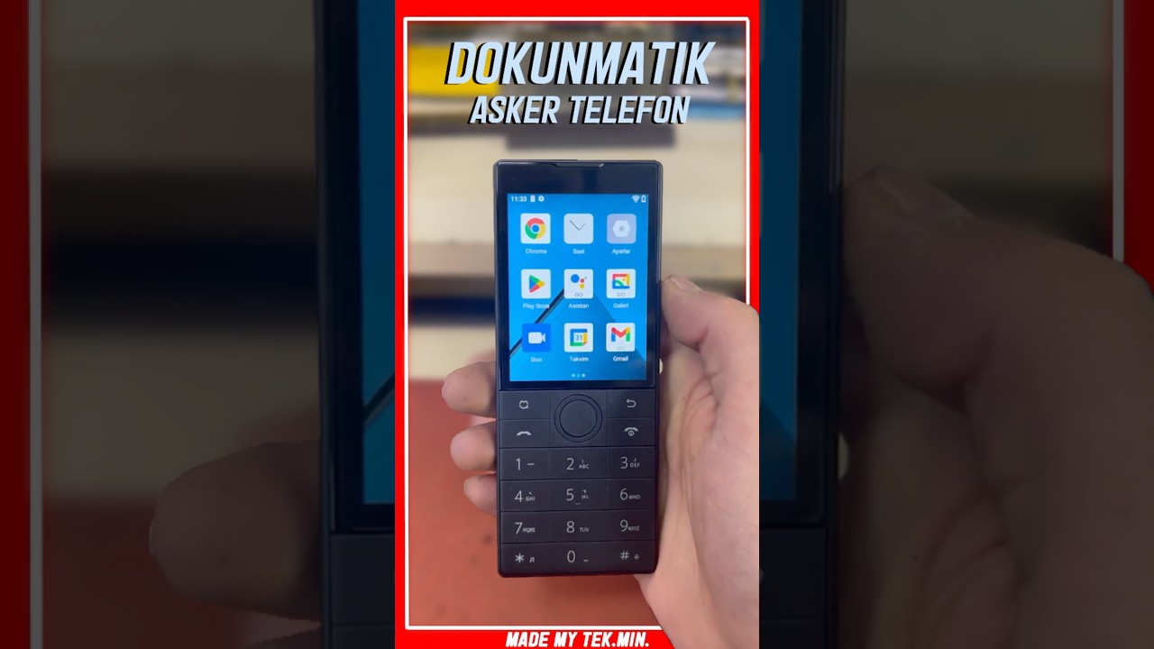 İnstagrama Giren Tuşlu Asker Telefon #akillitelefon #teknoloji