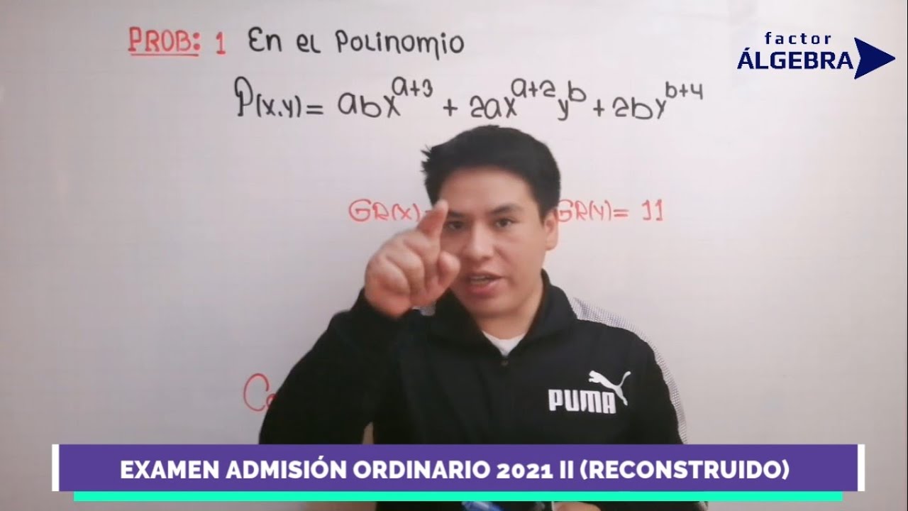 EXAMEN ADMISION ORDINARIO 2021-II UNSAAC