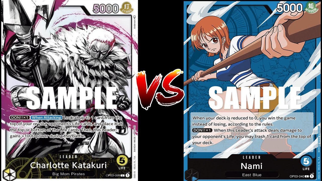 Katakuri vs Nami | One Piece Card Game | OP-03