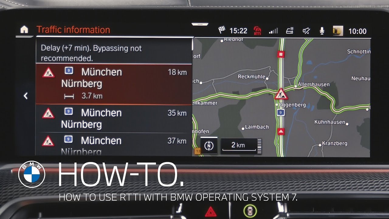 Как пользоваться RTTI на BMW с операционной системой BMW&nbsp;7 | Видеоруководство BMW