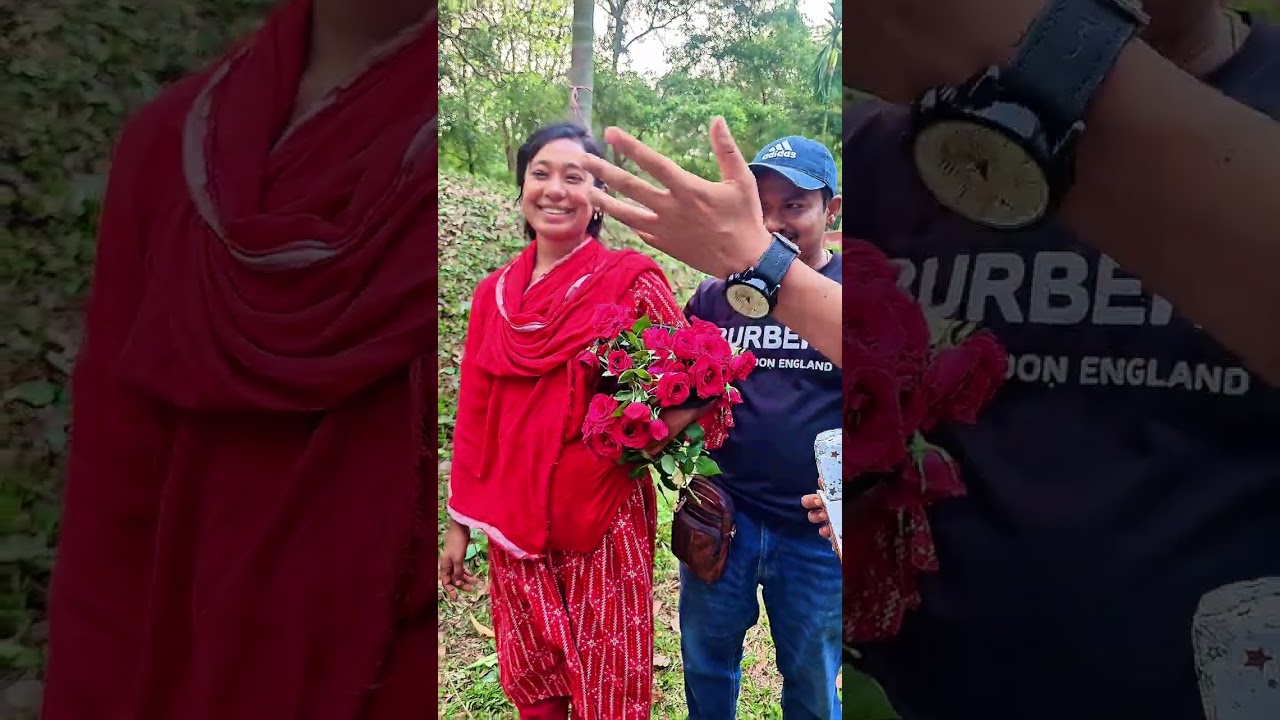 রনি বৃষ্টি দুজনে মিলে গিয়ে দেখুন কি হাসি 