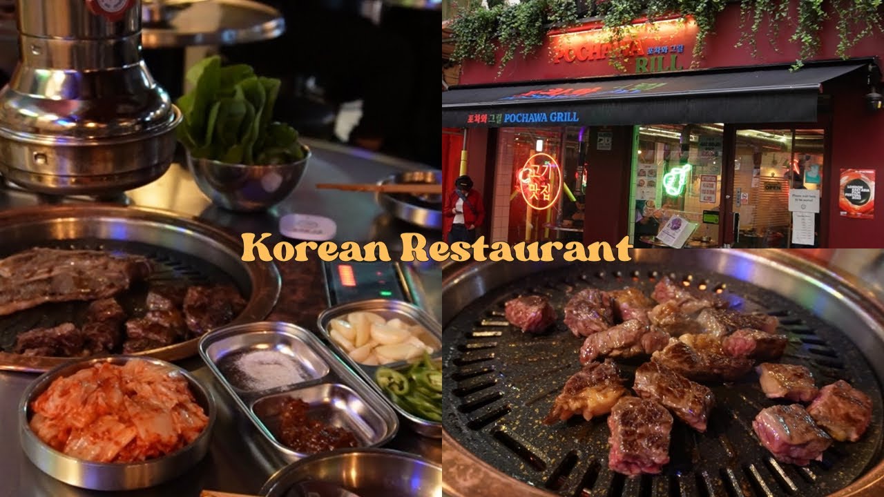 Korean BBQ Restaurant in Chinatown, London
