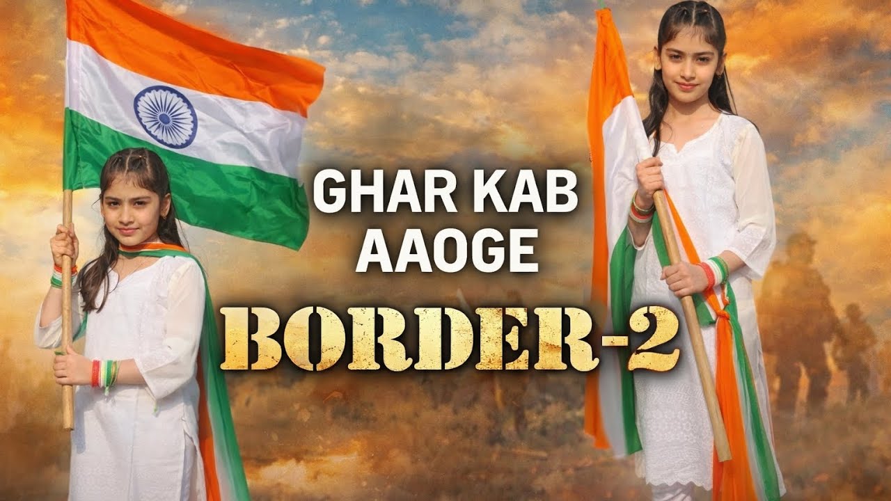 Ghar Kab Aaoge… 🇮🇳 🇮🇳 | Border 2 | Republic Day Special | Twisha #border2 #trending 