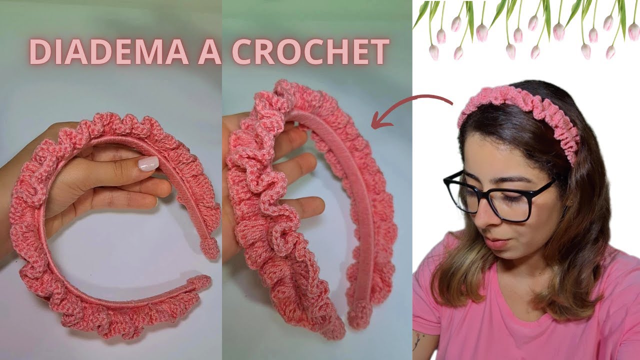 Cómo Tejer Vincha o Diadema a Crochet, Muy Fácil Accesorio para el Cabello💗