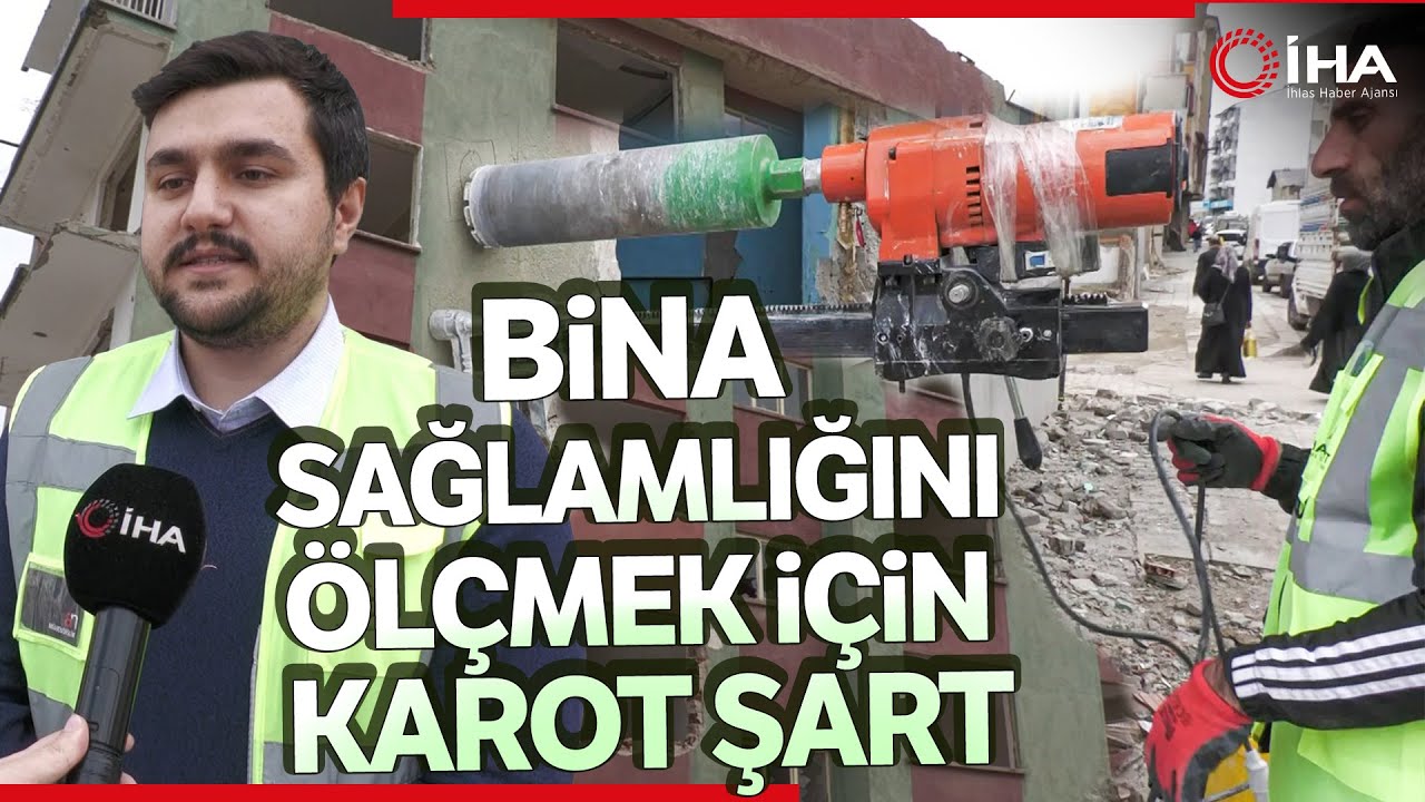 Binanın Hasarlı Olup Olmadığını Anlamak İçin Her Şartta Karot Alınması Gereklidir