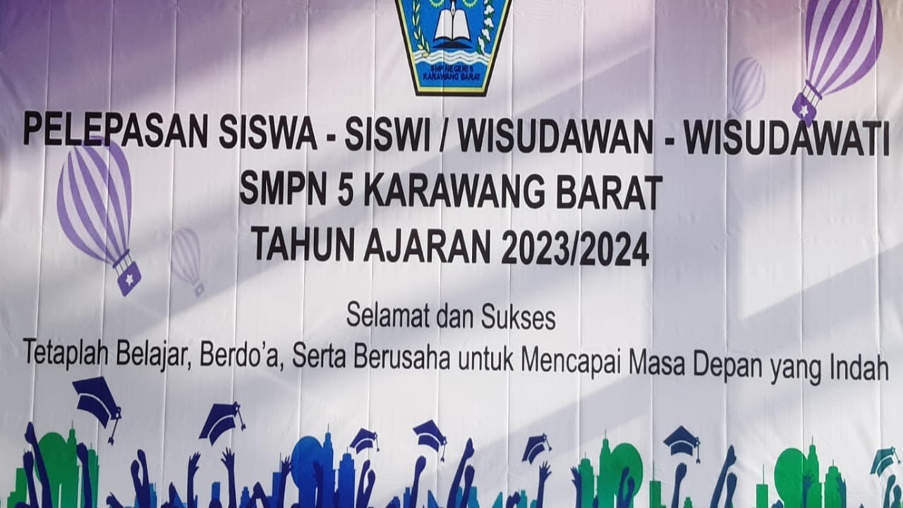 PELEPASAN SISWA/I SMPN 5 KARAWANG BARAT